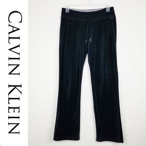 CALVIN KLEIN VELOUR DRAWSTRING LOUNGE PANTS